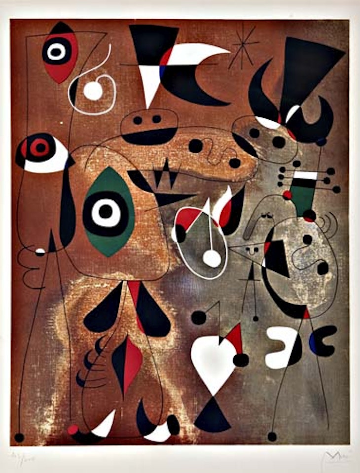 Femme, Lune, Étoile by Joan Miró