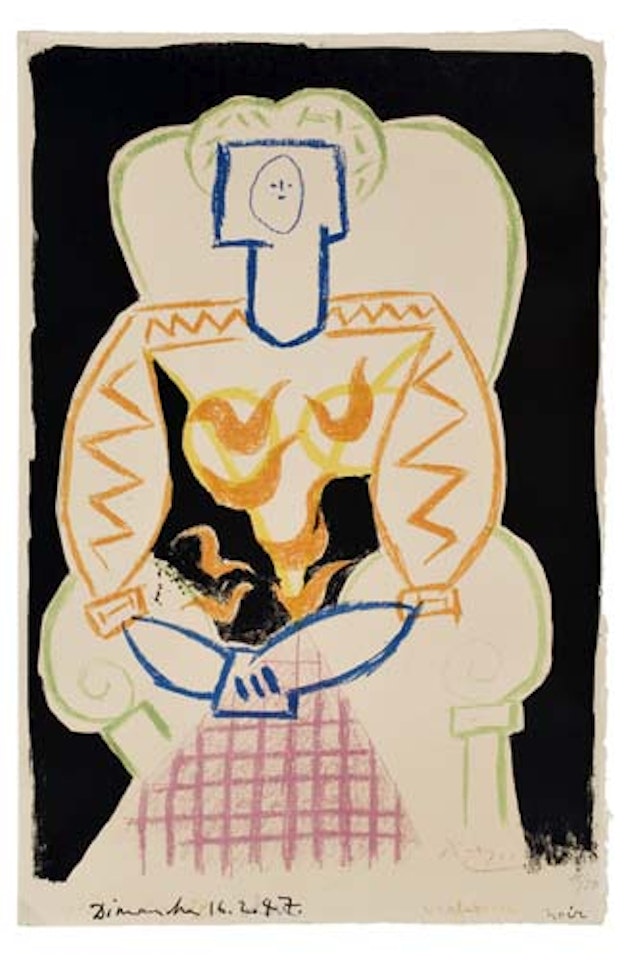 La Femme au fauteuil by Pablo Picasso