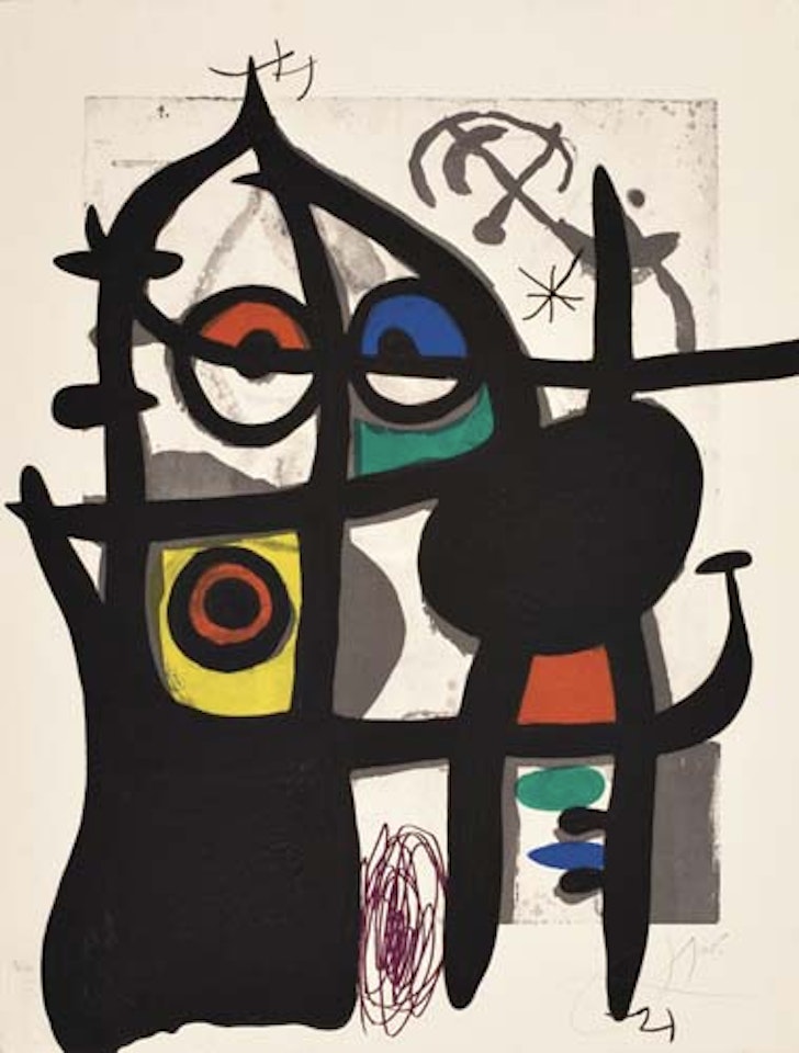 La Captive by Joan Miró