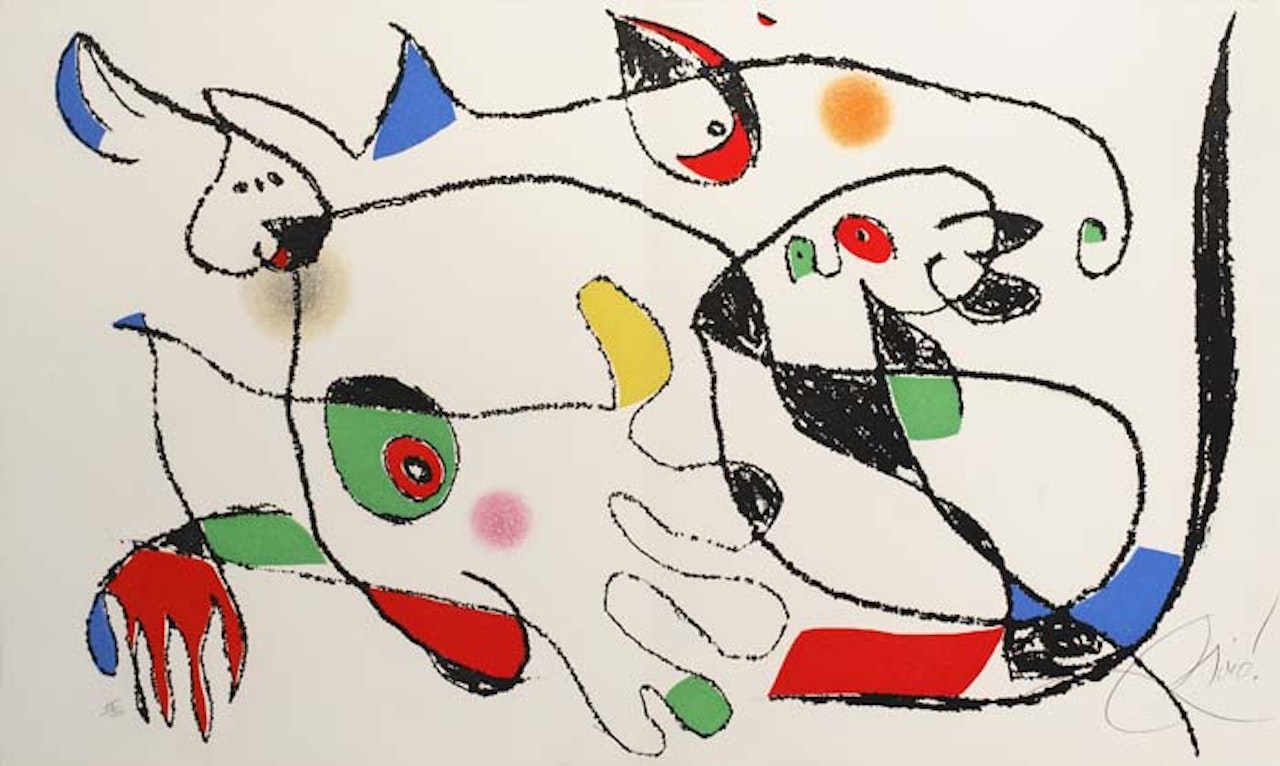 Adonides by Jacques Prevert by Joan Miró
