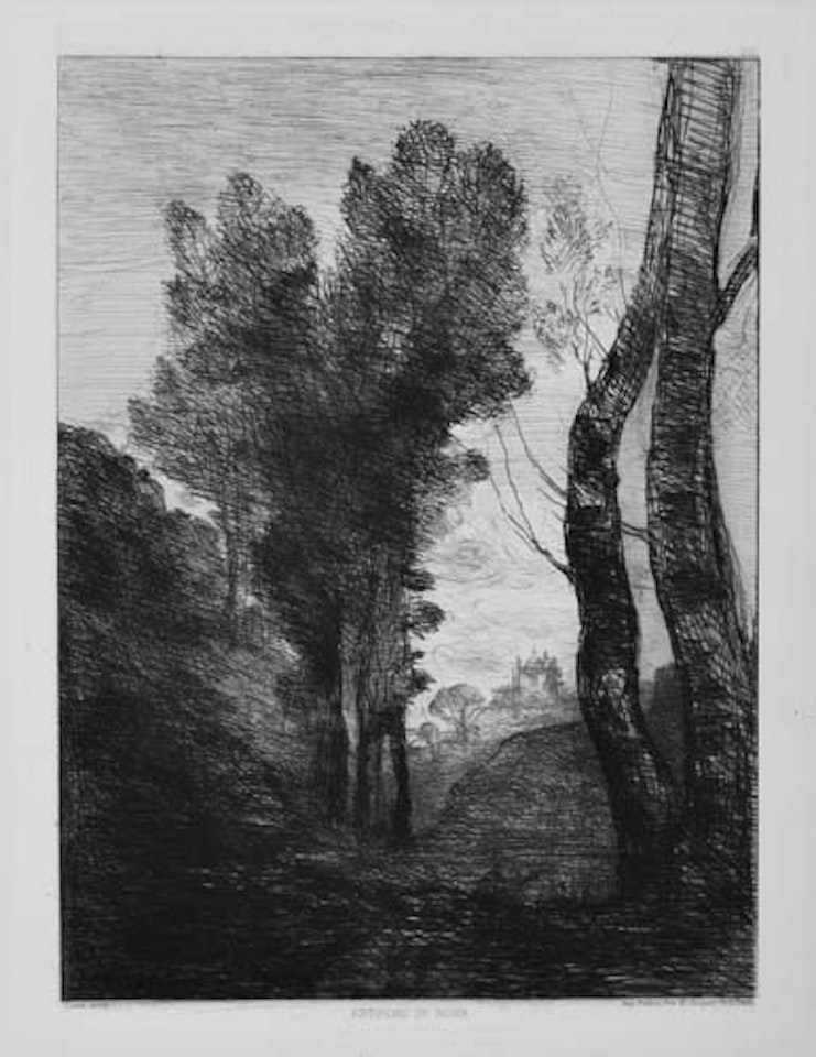 Environs de Rome by Jean Baptiste Camille Corot