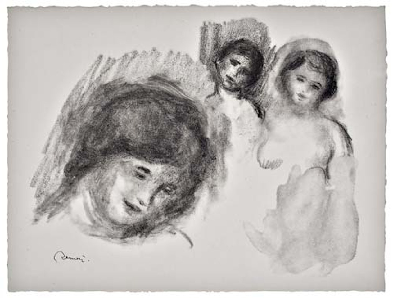 La Pierre au Trois Croquis by Pierre-Auguste Renoir