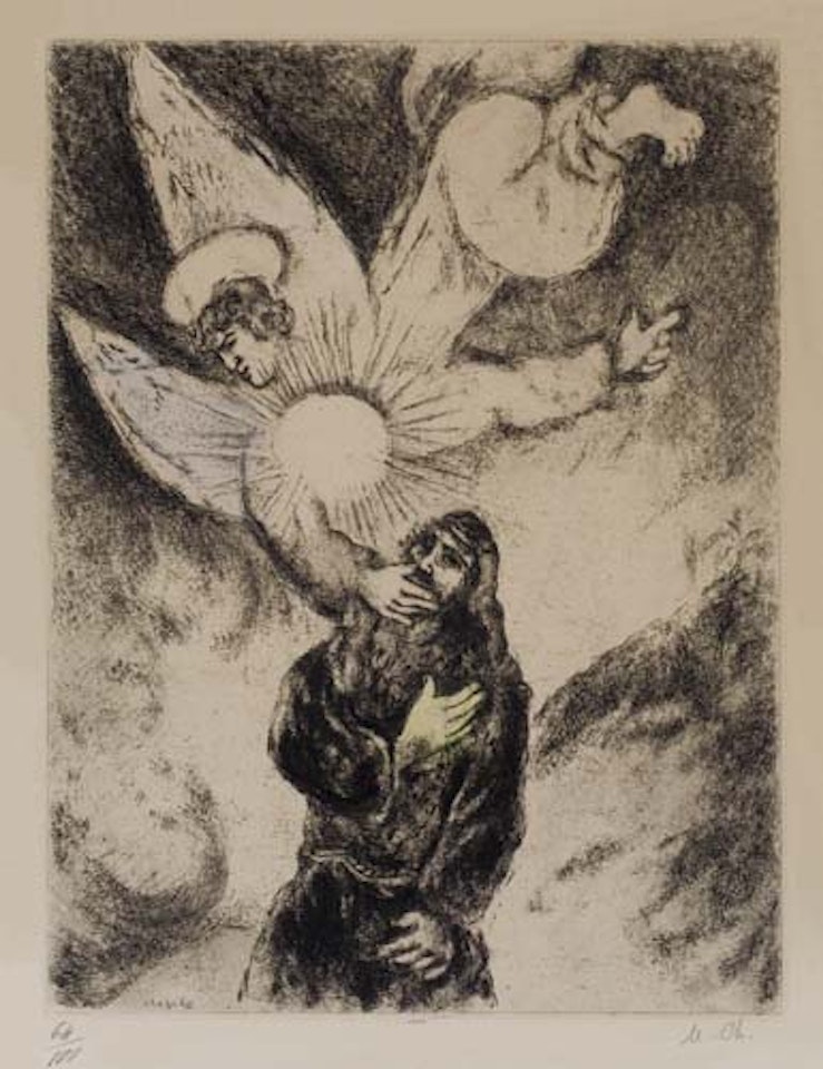 Vocation de Jérémie by Marc Chagall