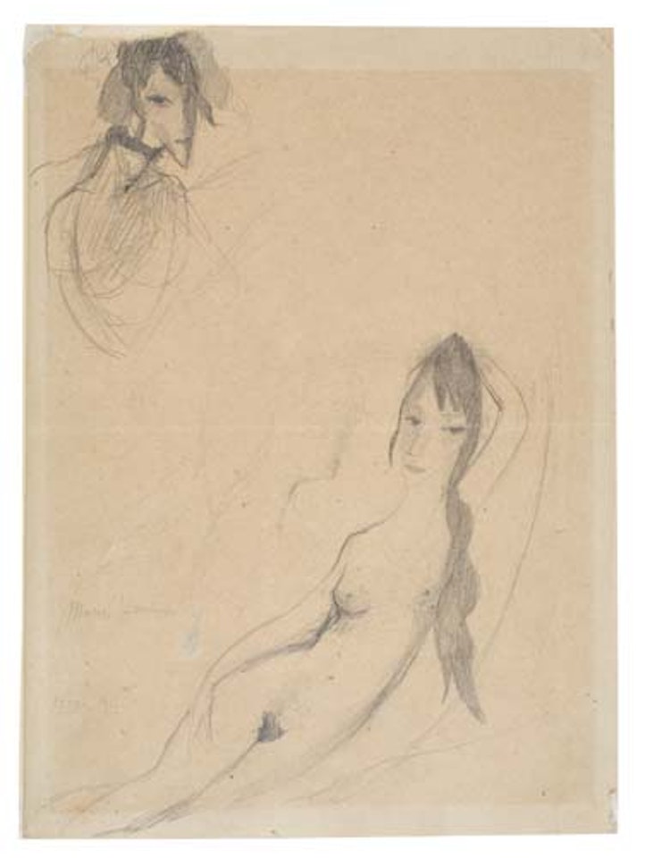 Étude de femme nue (Laurencin et Apollinaire) by Marie Laurencin