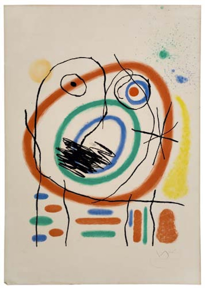 Le Prophète Encerclé by Joan Miró