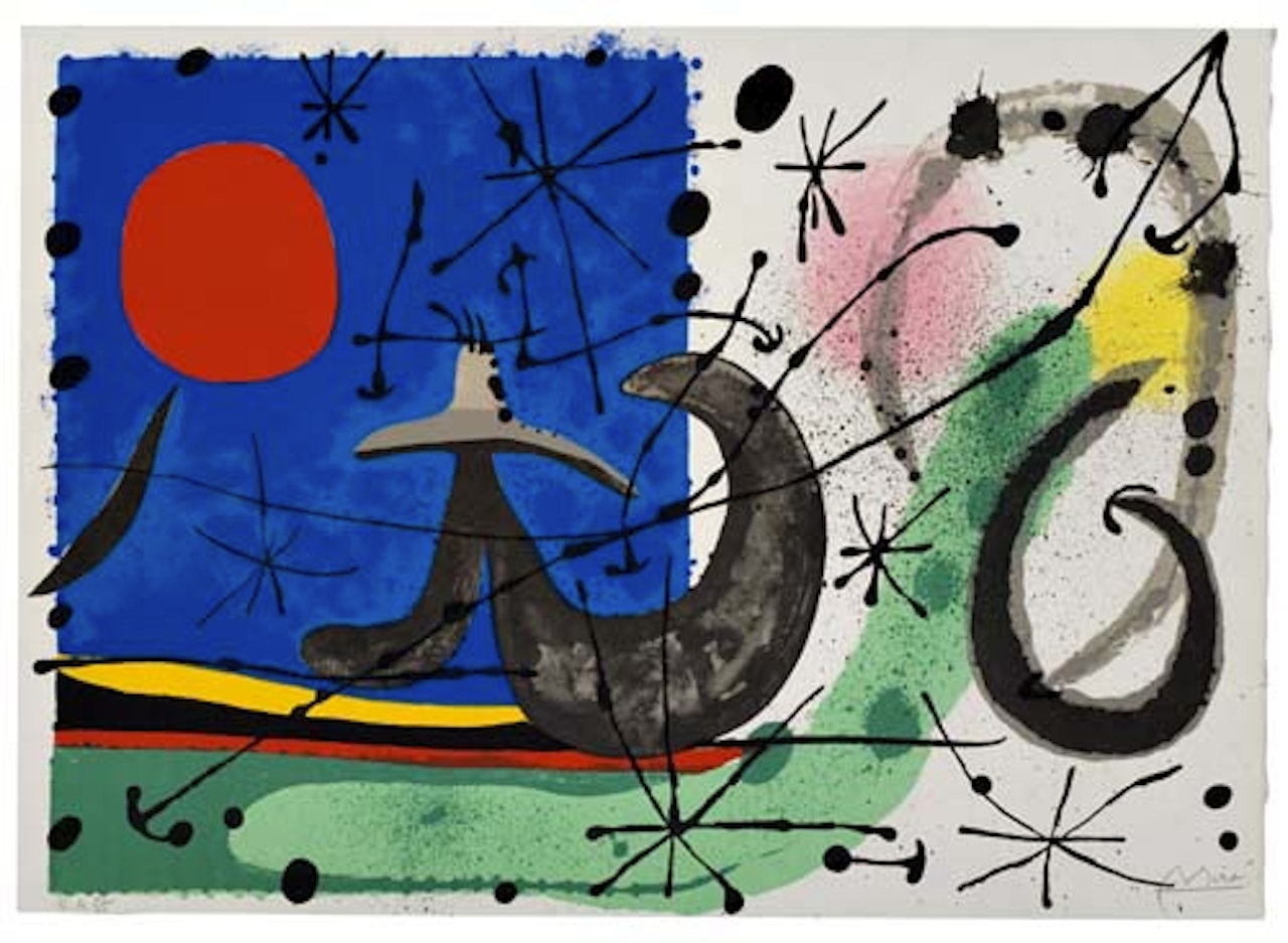 Le Lézard aux Plumes d'Or by Joan Miró