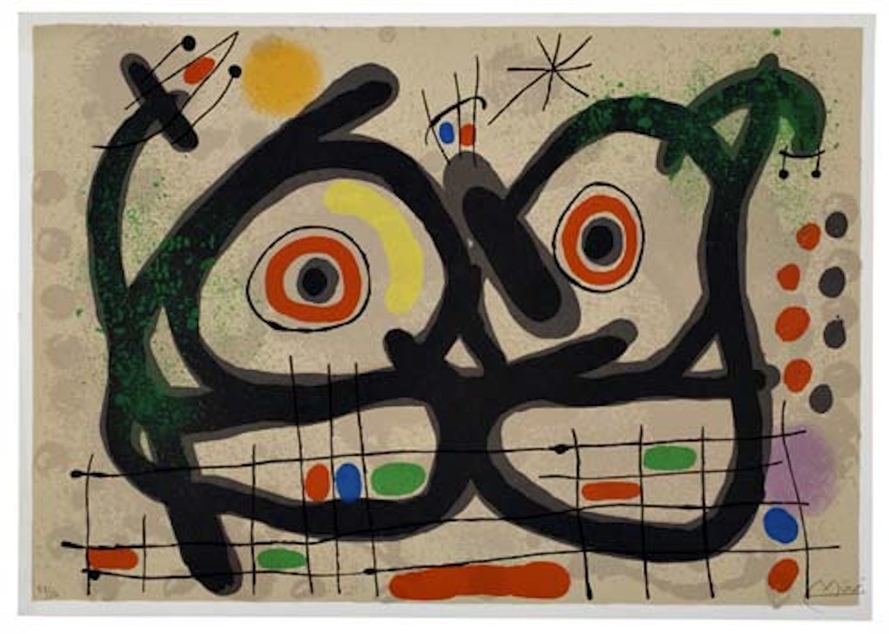 Le Lézard aux Plumes d'Or by Joan Miró