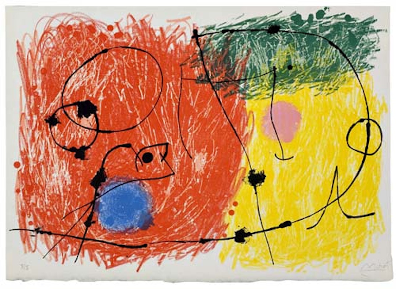 Le Lézard aux Plumes d'Or by Joan Miró