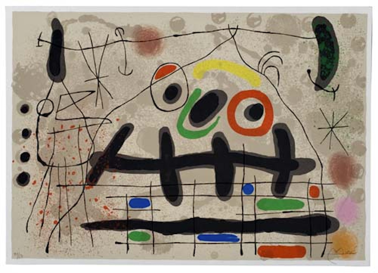 Le Lézard aux Plumes d'Or by Joan Miró