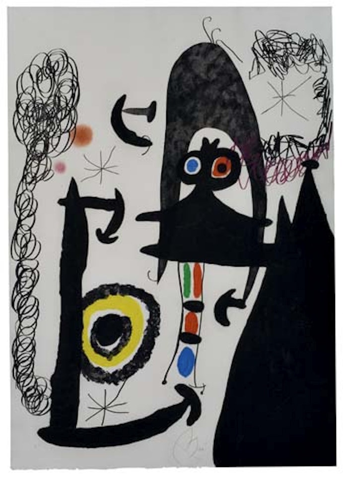 Escalade vers la Lune by Joan Miró