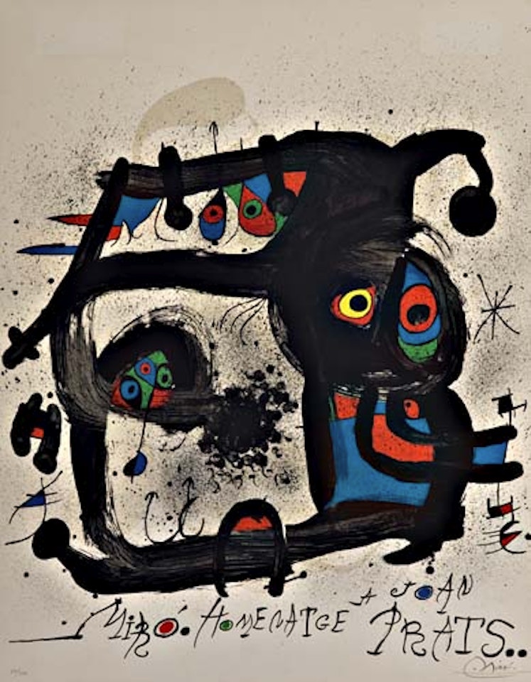 Homentage à Joan Prats by Joan Miró