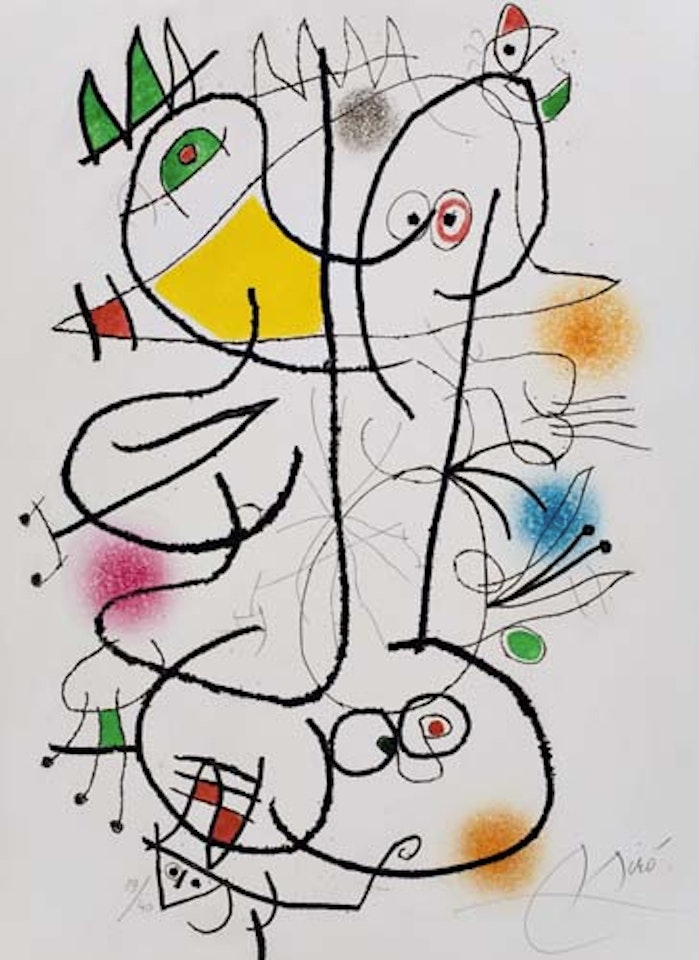 Le Miroir de l'Homme par les Bêtes by Joan Miró