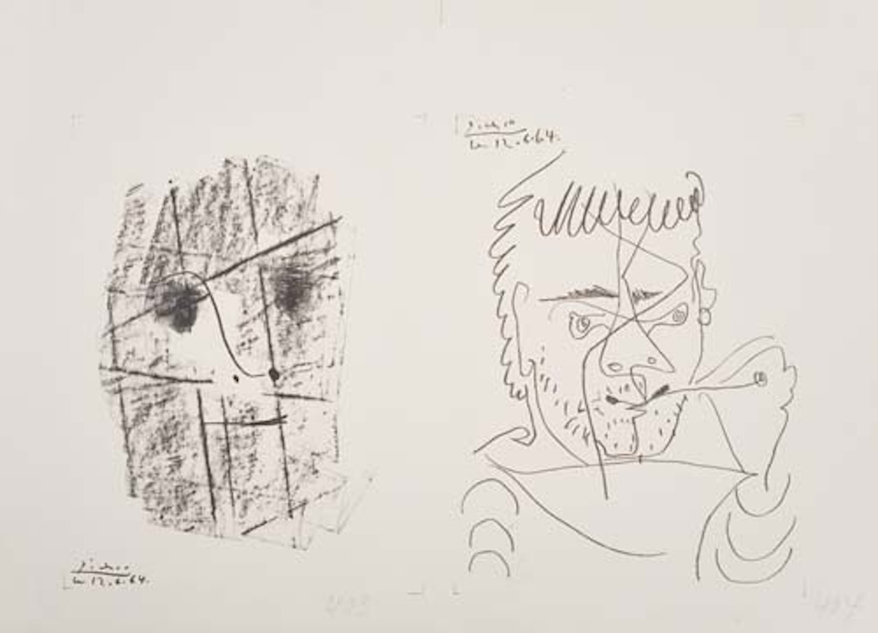 Hommage à Henry-Daniel Kahnweiler by Pablo Picasso