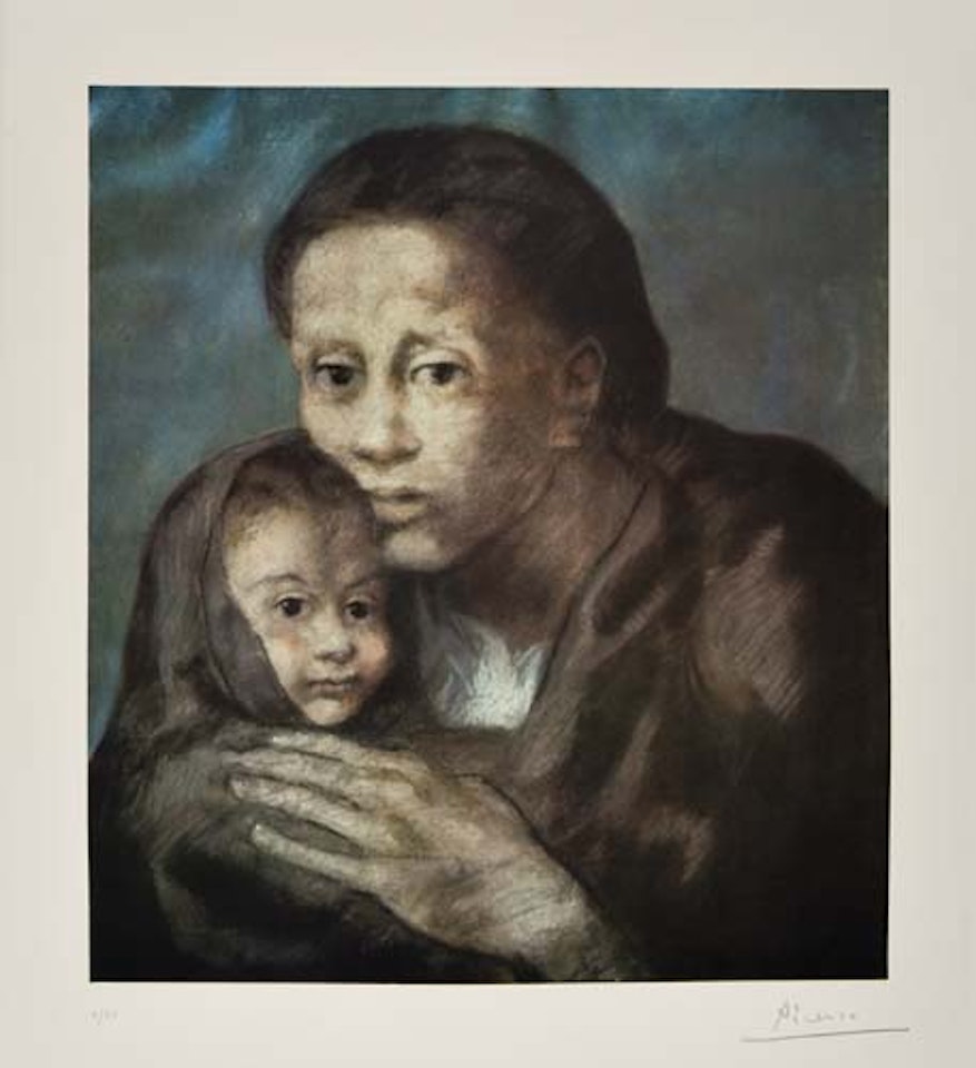 Mère et enfant au fichu by Pablo Picasso