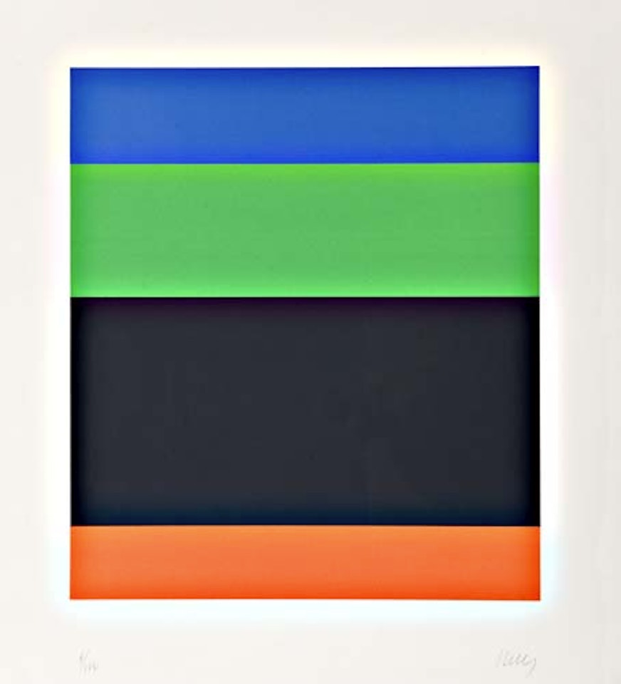 Blue/Green/Black/Red by Ellsworth Kelly