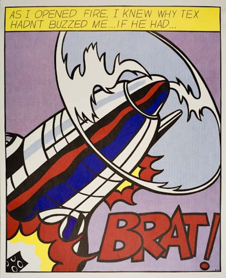 As I Opened Fire by Roy Lichtenstein