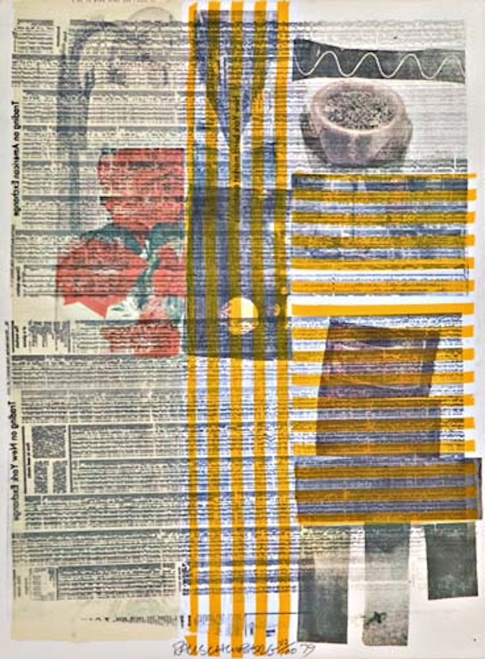 One more and we will be more than half way there by Robert Rauschenberg