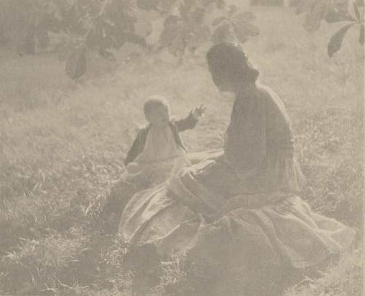 Mother and Child--Sunlight. by Edward Steichen