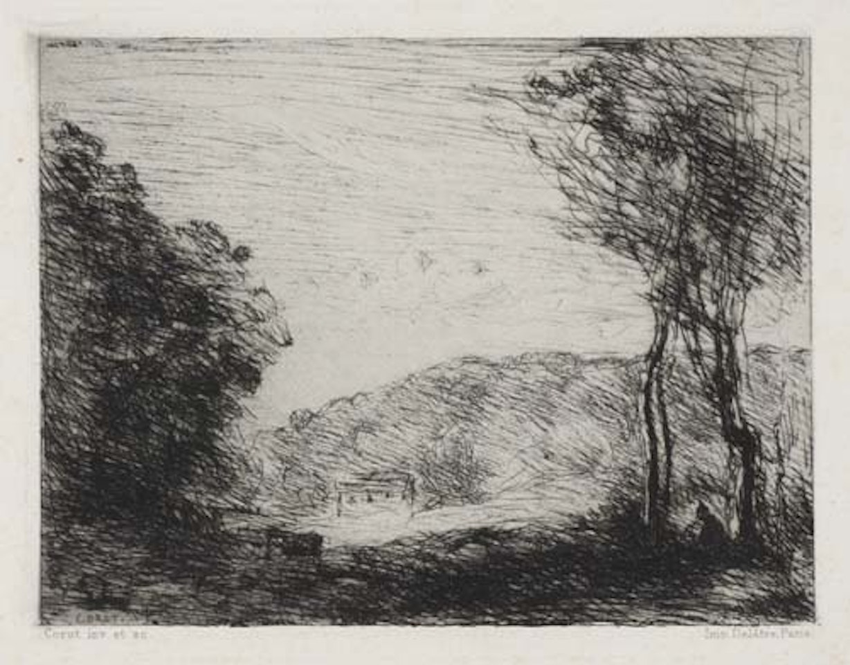 Campagne boisée by Jean Baptiste Camille Corot