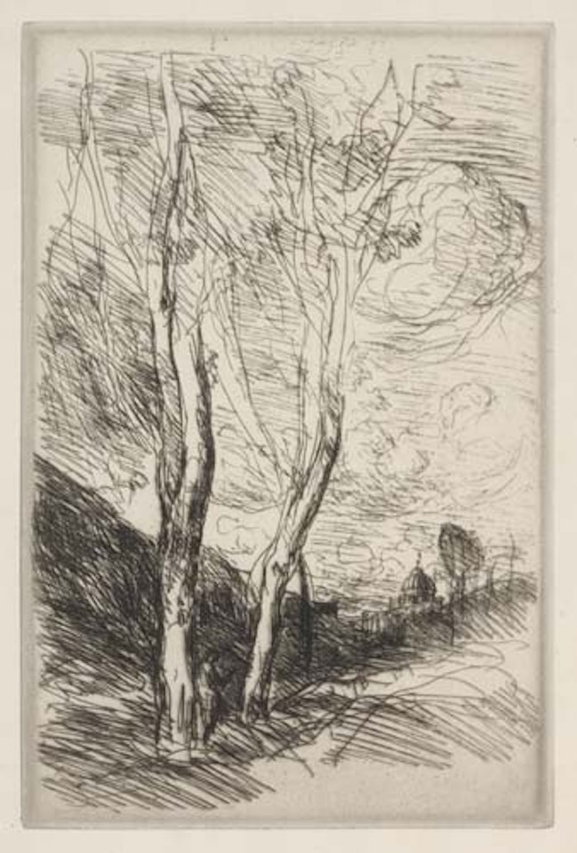 Le Dome Florentin by Jean Baptiste Camille Corot
