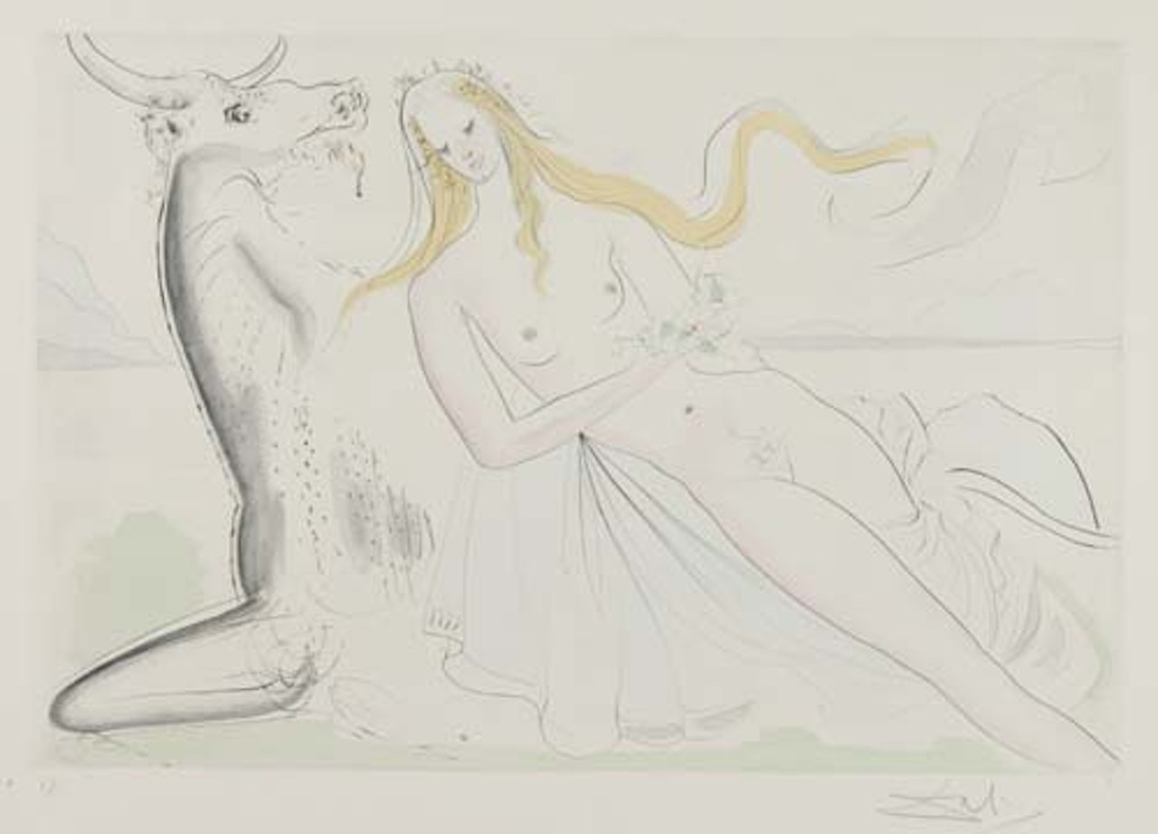 Le Viol d'Europe by Salvador Dali