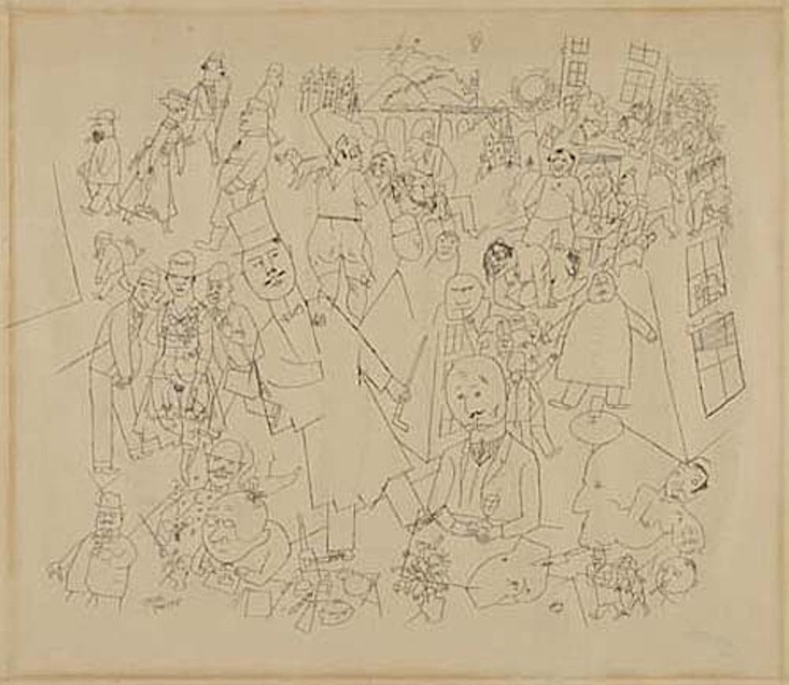 Bürgerliche Welt by George Grosz