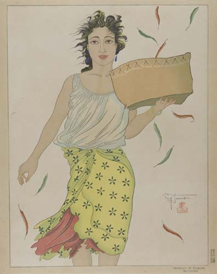 Vendeuse des Mangues by Paul Jacoulet