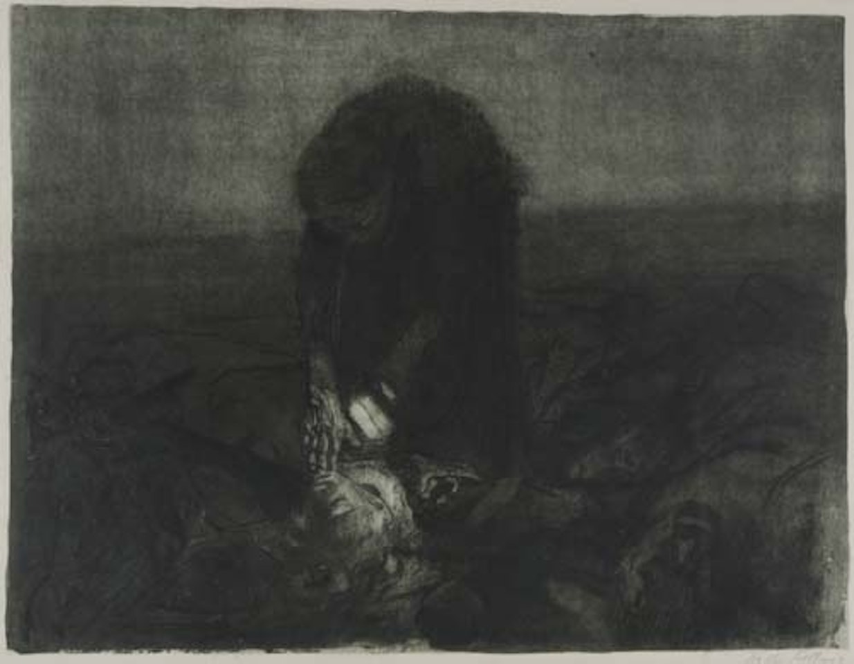 Schlachtfeld by Kathe Kollwitz