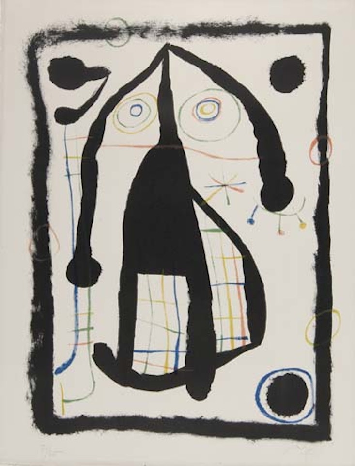 The Foreign Woman by Joan Miró
