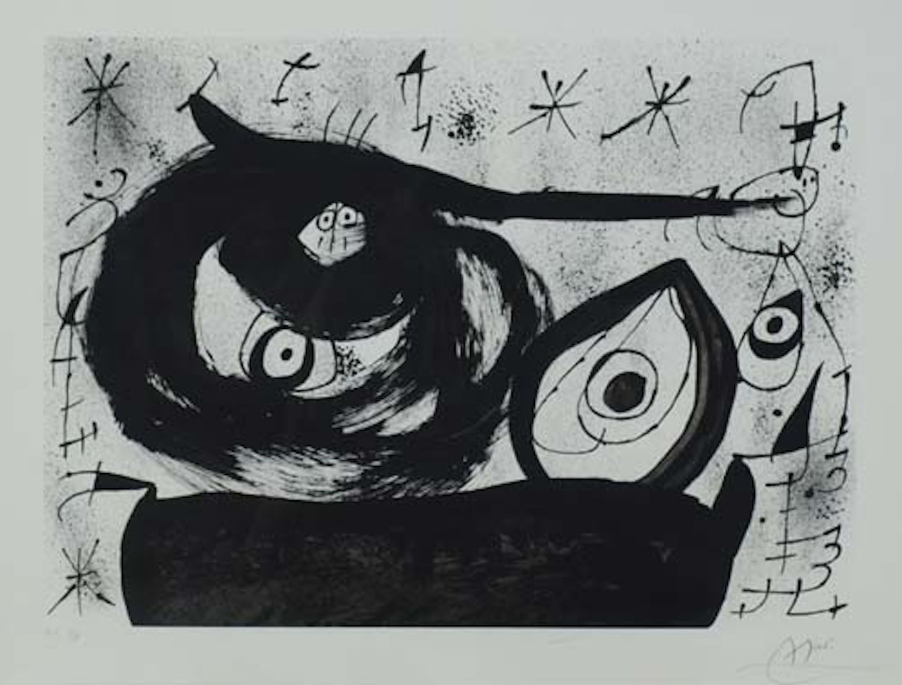 Homenatge à Joan Prats by Joan Miró
