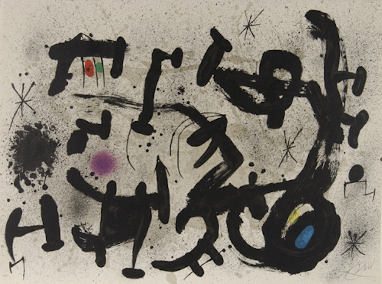 Homenatge à Joan Prats by Joan Miró