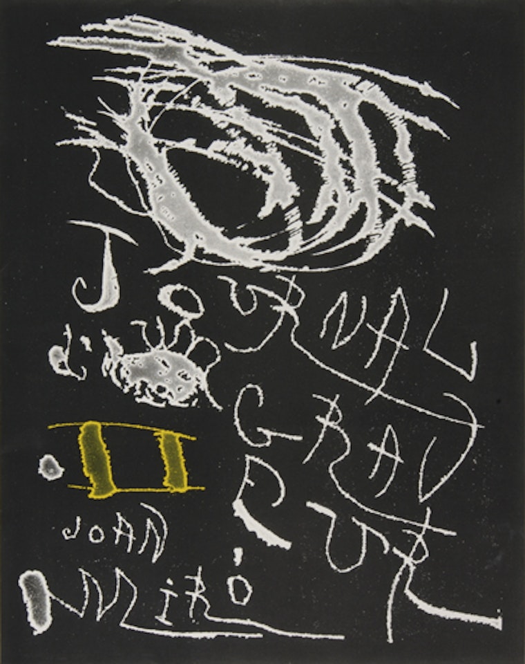 Portfolio with 3 color aquatints with etching and 15 drypoints: Journal d'un Graveur II by Joan Miró