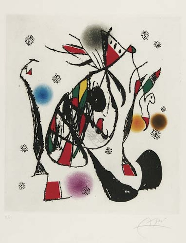 Escalade de la Butte by Joan Miró