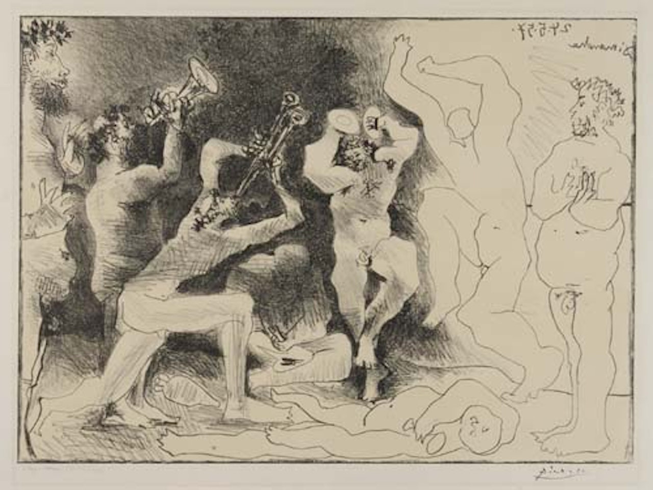 Le Danse de Faunes by Pablo Picasso