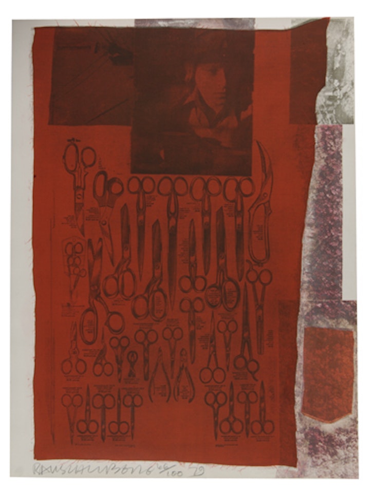 More Distant Visible Part of The Sea by Robert Rauschenberg