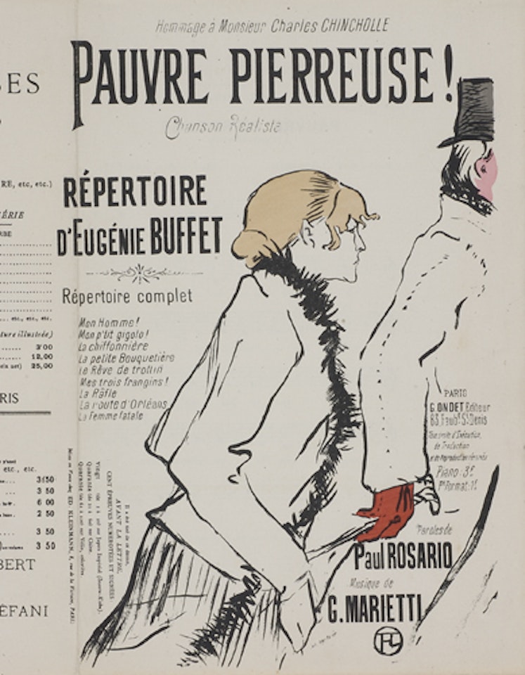 Pauvre Pierreuse! by Henri de Toulouse-Lautrec