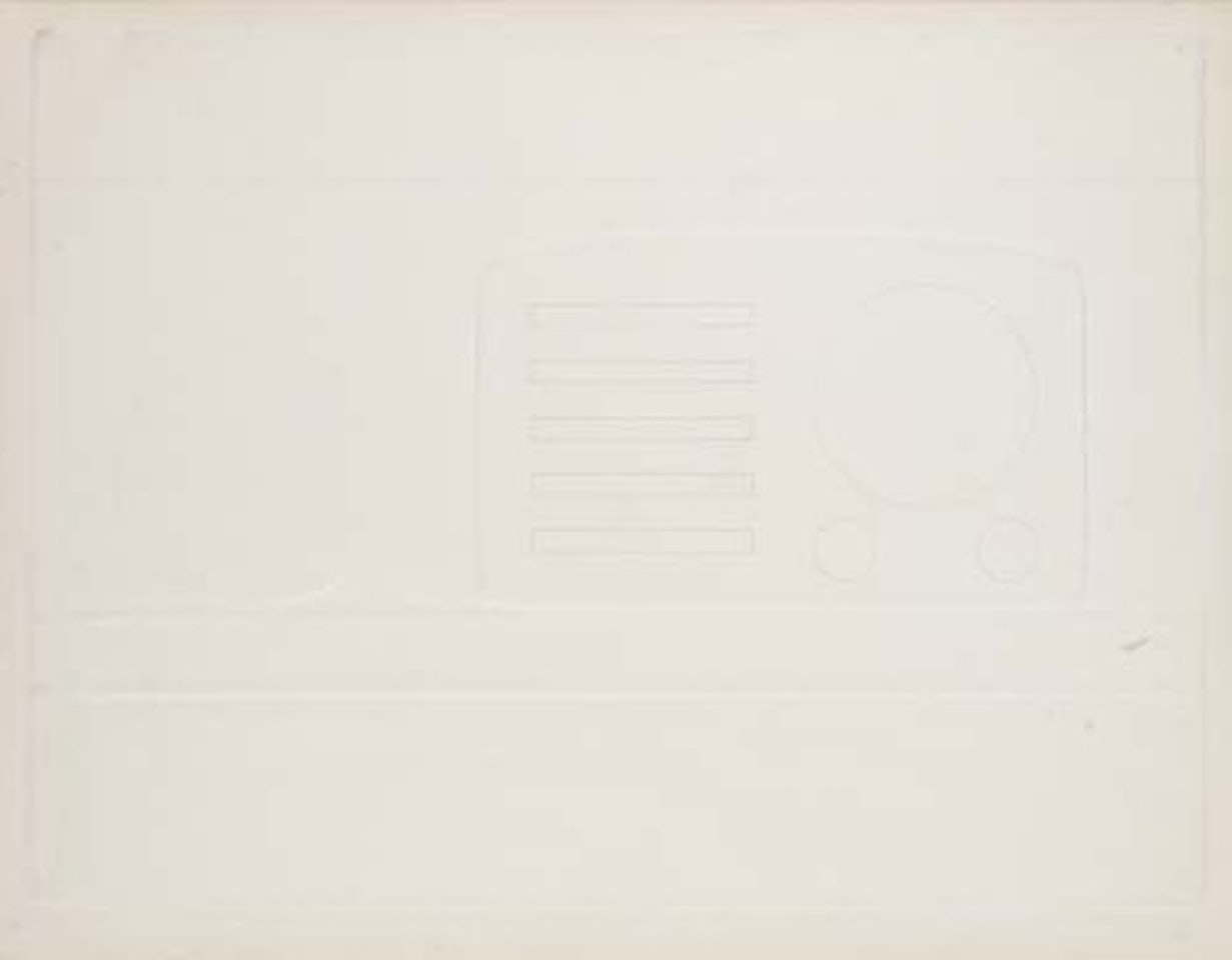 Still Life with Radio by Tom Wesselmann