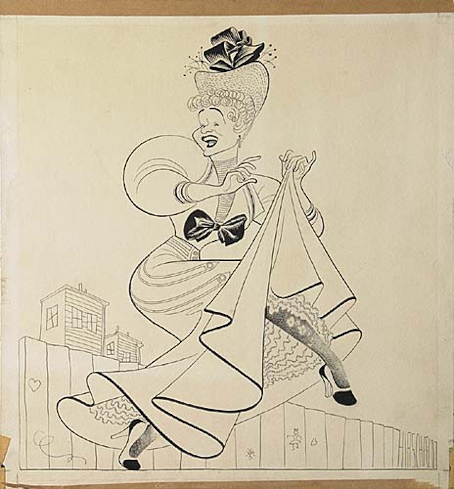 Shirley Booth in A Tree Grows in Brooklyn by Al Hirschfeld