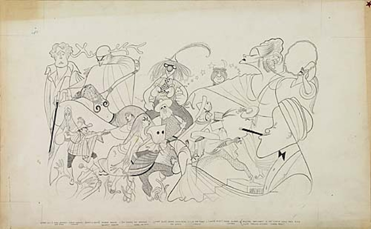 Camino Real by Al Hirschfeld