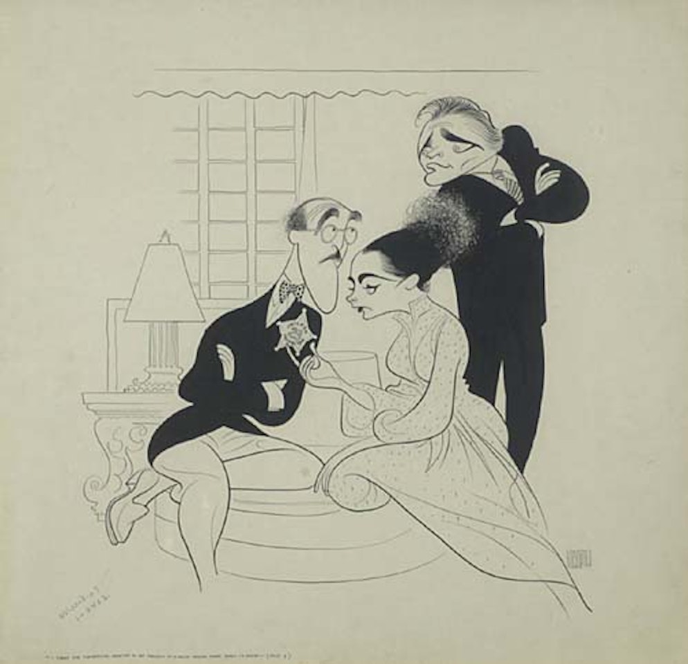 Creative minds, S J Perelman, Elizabeth Taylor and Richard by Al Hirschfeld