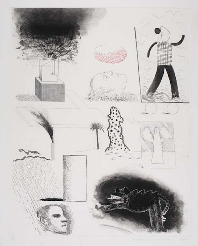 Showing Maurice the Sugar Lift by David Hockney
