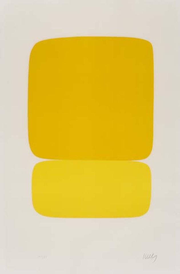 Yellow over Yellow by Ellsworth Kelly