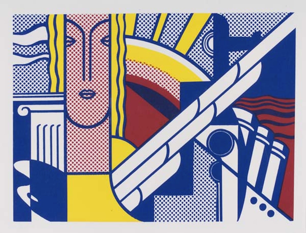 Modern Art Poster by Roy Lichtenstein