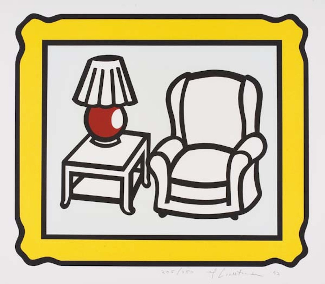 Red Lamp by Roy Lichtenstein