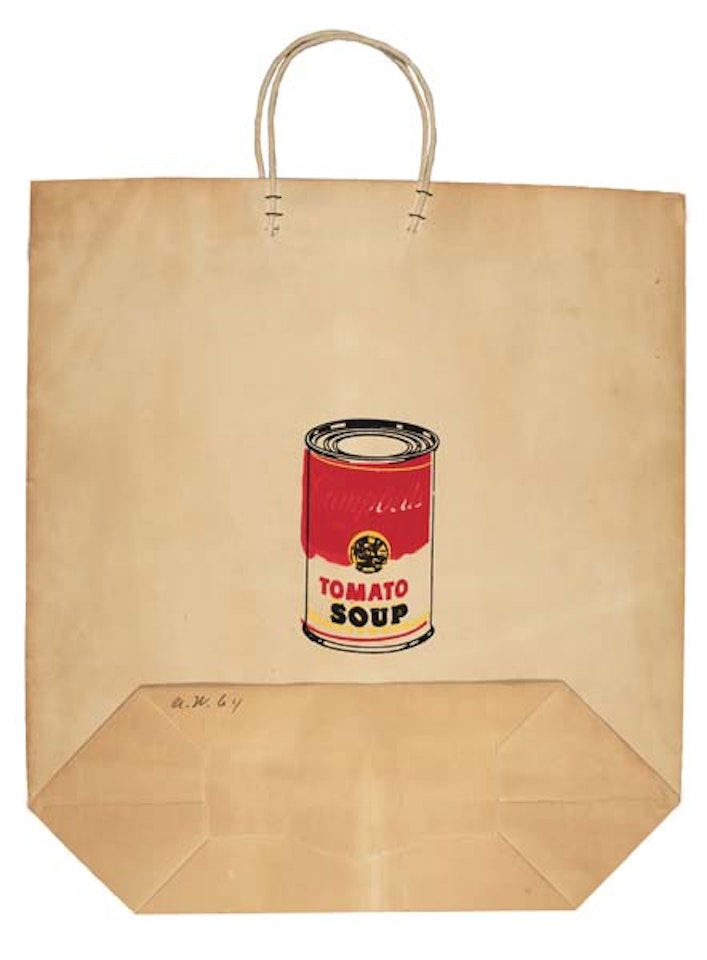 Campbell's Soup Can on Shopping Bag by Andy Warhol