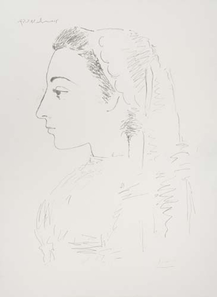 Jacqueline de Profil by Pablo Picasso