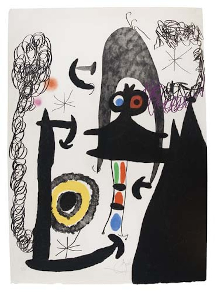 Escalade vers la Lune by Joan Miró