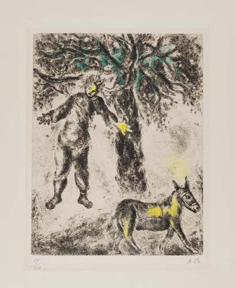 Fin d'Absalon by Marc Chagall
