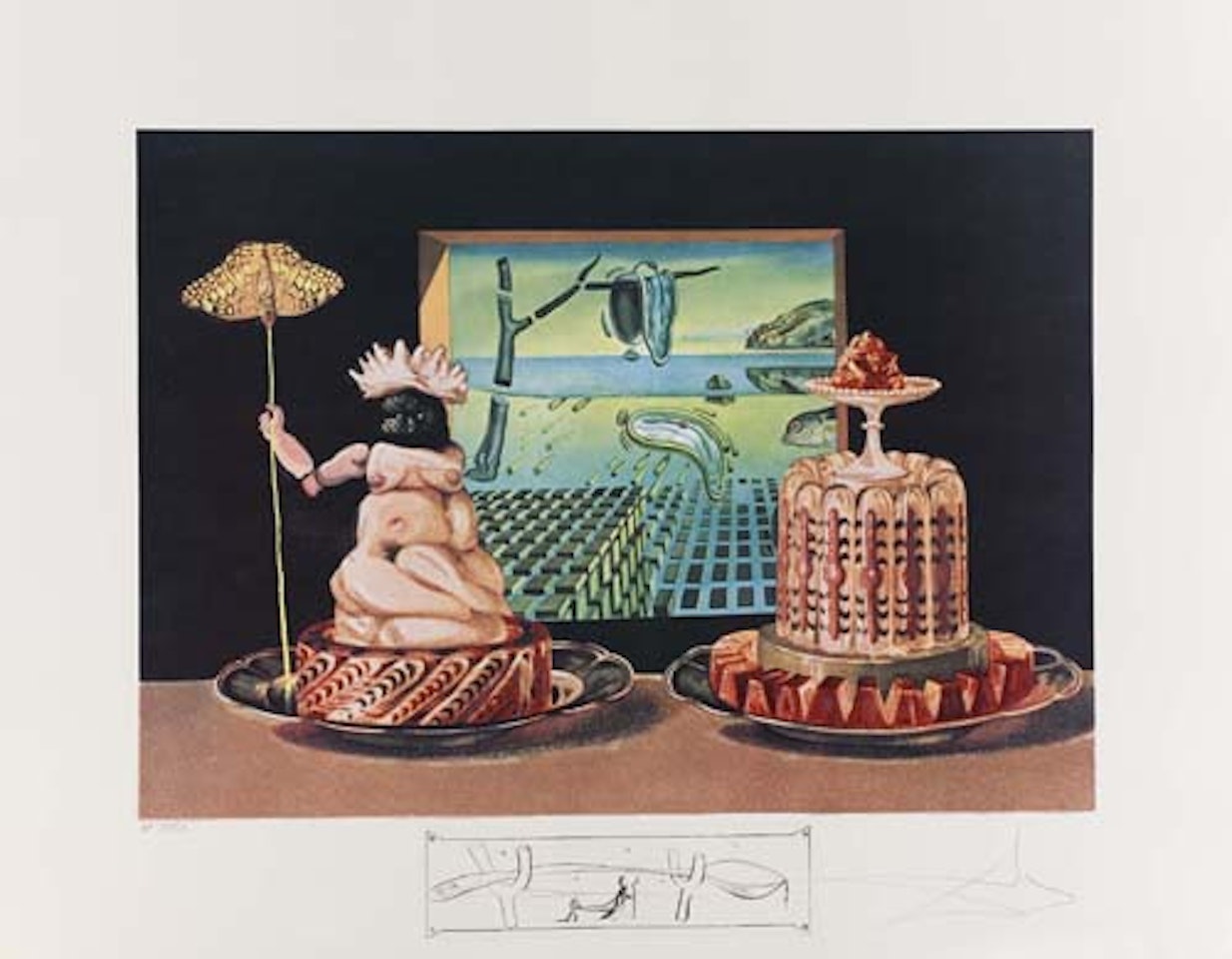 Les diners de Gala by Salvador Dali