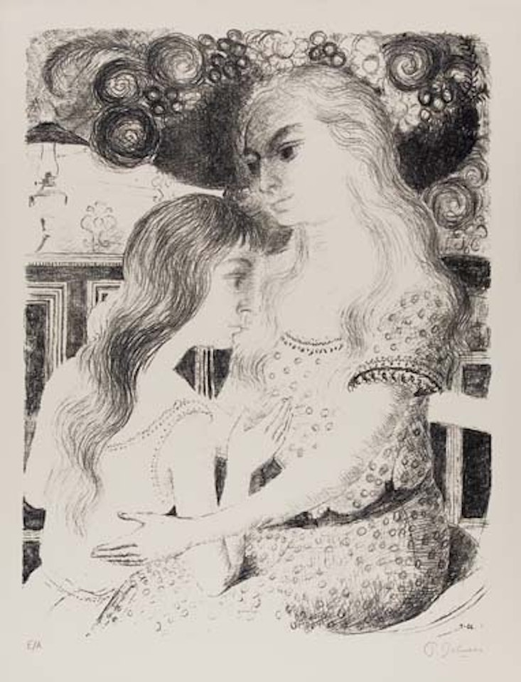 Les Deux Amies by Paul Delvaux